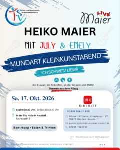 Heiko Maier Live beim TSV @ TSV Halle Neudorf | Graben-Neudorf | Baden-Württemberg | Deutschland